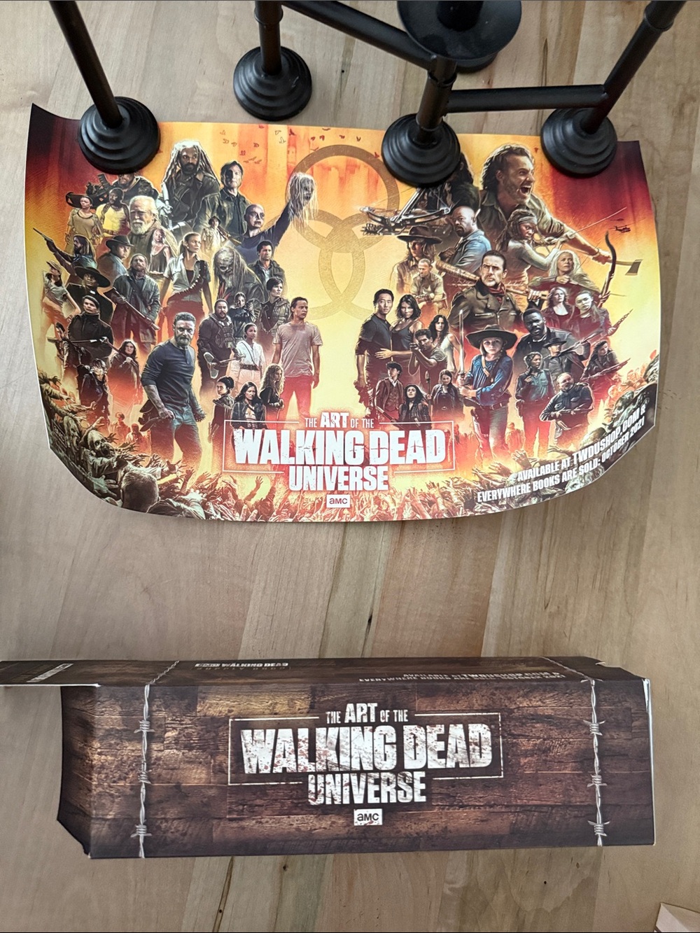 The Art of The Walking Dead Universe Poster - Orange Red